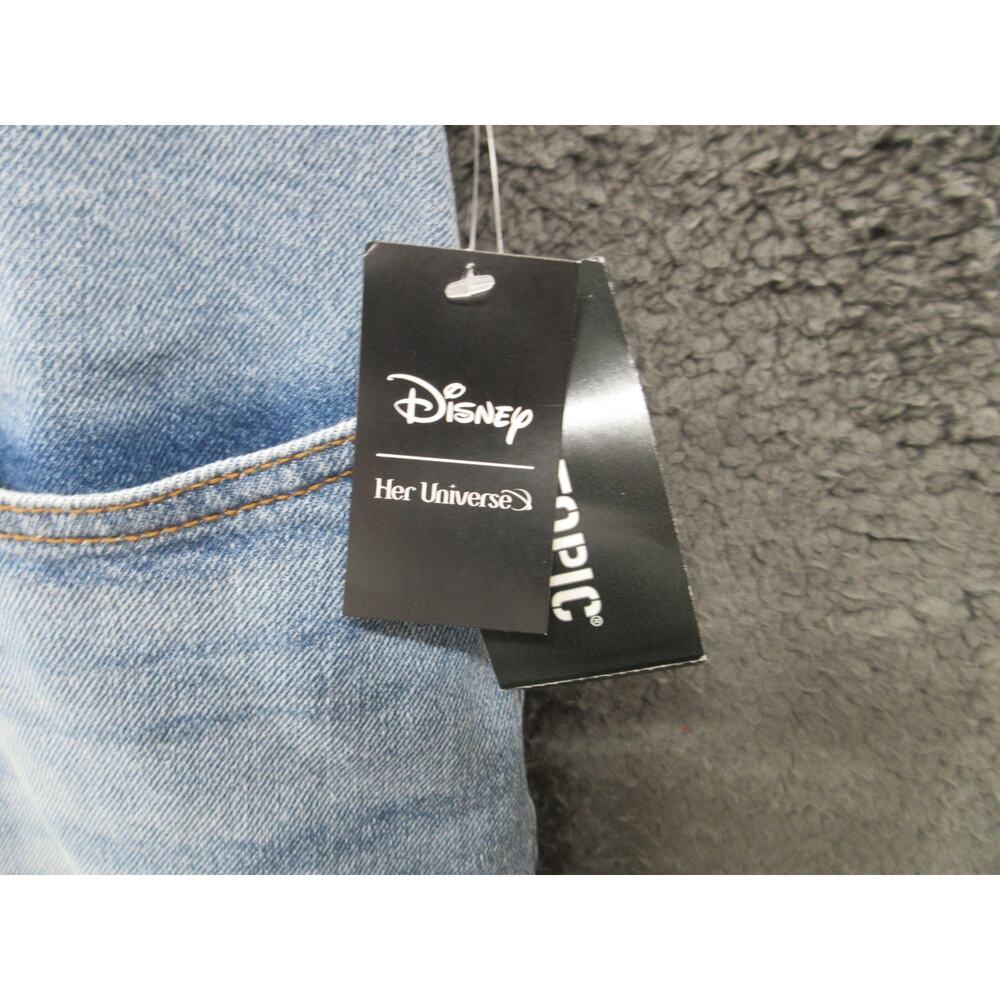 NWT Disney X Hot Topic Mickey Minnie Mouse Mom Jeans Light Wash Plus Size 26 - Picture 2 of 15